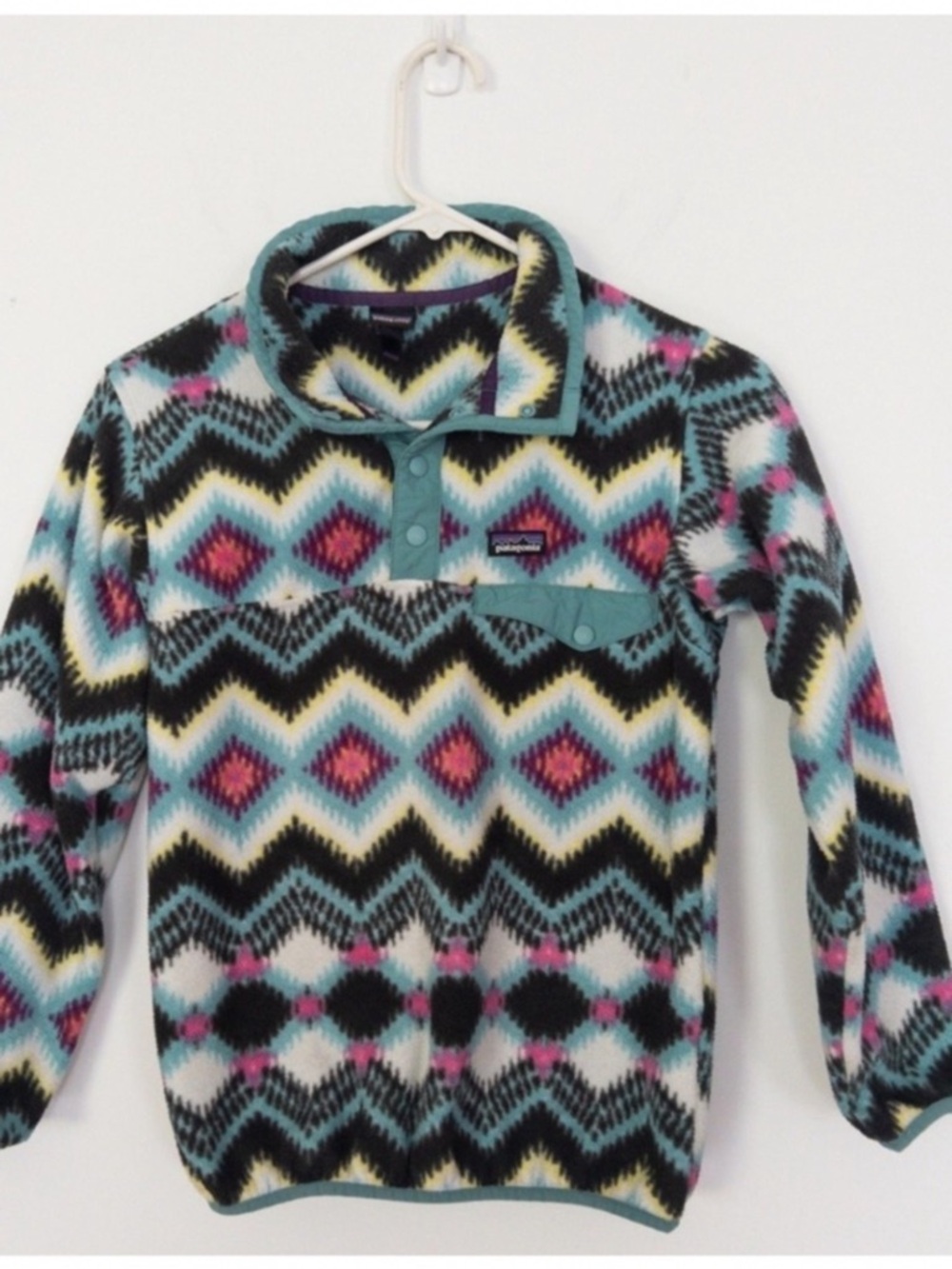 Patagonia Printed Snap-T Fleece Pullover - Multicolor Aztec